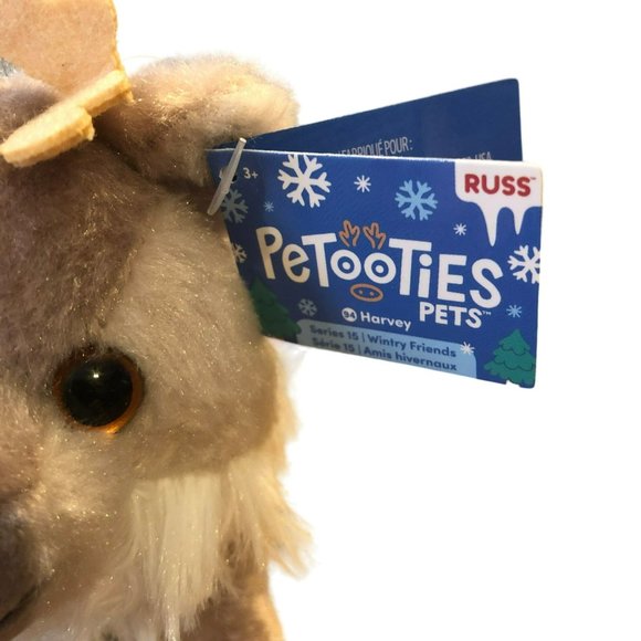 Russ Petooties Pets-Russ Series 15 Wintry Friends Reindeer Plush NWT - Picture 2 of 6